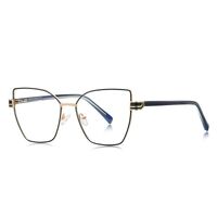 Metal + TR90 Blue Blocker glasses frame for women with UV and blue light protection lenses More FCS3145