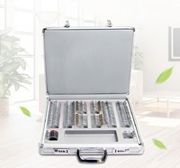 158 metal rim ophthalmic trial lens set 