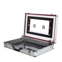 Portable auto chart projector 21.5'' with compartment for trial lens set