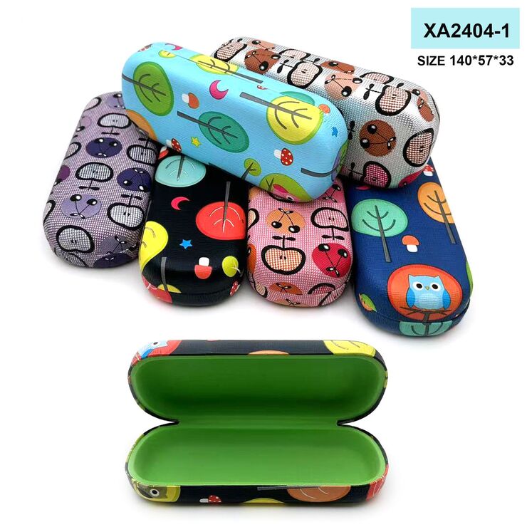 Футляр для очков и солнцезащитных очков детский XA2404-1, детский размер - 140*57*33 мм