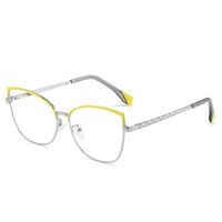 Metal glasses with blue light and UV protection 9742-GT
