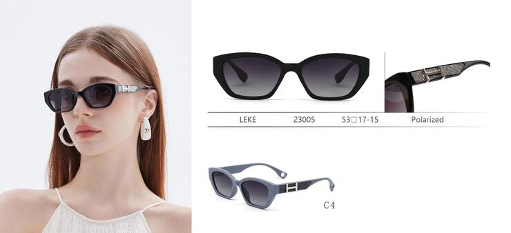 Polarized plastic sunglasses Leke LK23005