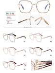 Metal frames for glasses with spring hinges for women Big City LF17013