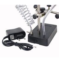 Tabletop multifunctional magnifying glass with backlight 16129-C-XX, magnification: 2,5X, 7,5X, 10X