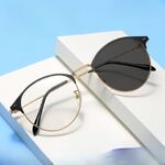 Photochromic metal glasses with protection Blue Cut KY1920