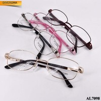 Metal eyeglass frame, material steel Allmilmo AL7098