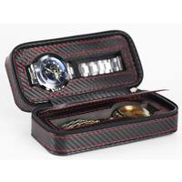 Футляр для часов HSB3-1, коричневый/чёрно-красный
