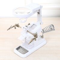 Лупа настольная мультифункциональная с подсветкой 7026-XX, увеличение: 3X, 4.5X, 25X