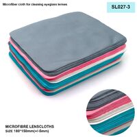 Салфетка из микрофибры для протирки линз в очках SL027-3 15 * 18 см +/-0.5