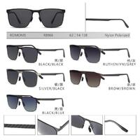 Polarized metal sunglasses with nylon lenses for men Romonis R8966-R