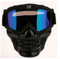 Motorcycle outdoor goggles with Devil's mask Devil's-chin-mask