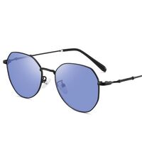 Очки металлические фотохромные с защитой от синего света 9639-2-GT