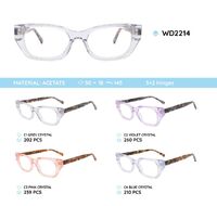 Plastic acetate eyeglasses frame for women WD2214
