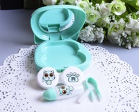 Набор для контактных линз складной с зеркалом и пинцетом KD052