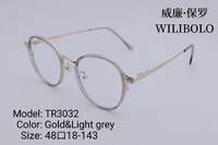 Оправа металл + TR90 ультратонкая женская с флексом Wilibolo TR3032