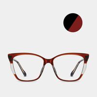 TR90 plastic frame or glasses with blue light protection, with spring hinges FA87230