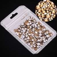 Набор страз с плоским дном для украшения оправ и очков, 39 цветов, PD0006