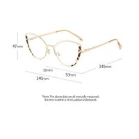 Очки металлические с защитой от синего света 9715-GT