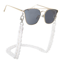 Акриловая нескользящая цепочка, толстая вогнутая, для очков и масок GL288-1