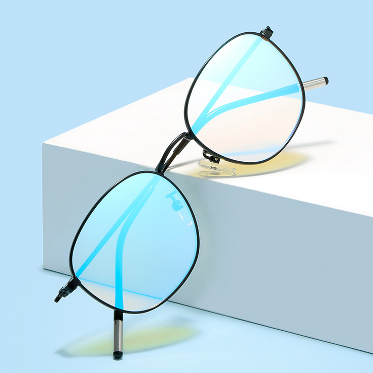 Металлические очки с защитой от синего света Blue Block для дальтоников 225色盲镜