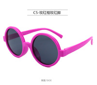 Детские силиконовые солнцезащитные поляризационные очки с защитой UV400 T11021-black