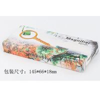 Magnifier, magnifying glass with handle 金-花55-XX, diameter: 40 mm, magnification: 10X