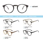 Plastic acetate eyeglasses frame WD1649