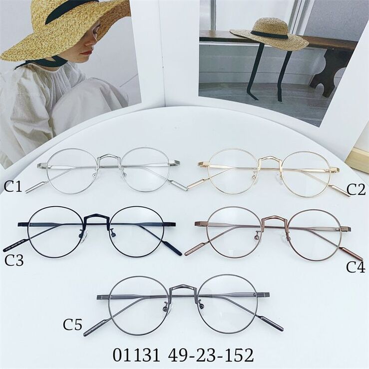 Оправа металлическая, линзы с Blue Block покрытием SANTA 01131