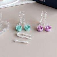 Soft contact lens kit with 4 containers W-XS二副装RGP