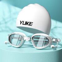 Очки для плавания водонепроницаемые с защитой от запотевания 6032-YU