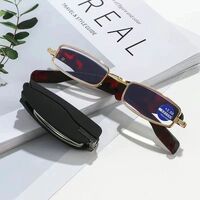 Plastic folding eyeglasses for reading, Blue ray cut, diopters from +1.00 to +4.00, PD62-64 KY707折叠老花