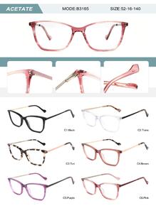 Оправа пластиковая из ацетата женская с флексом B3165-DA