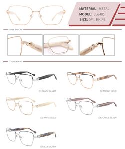 Metal frame with spring hinges LE6485-DA