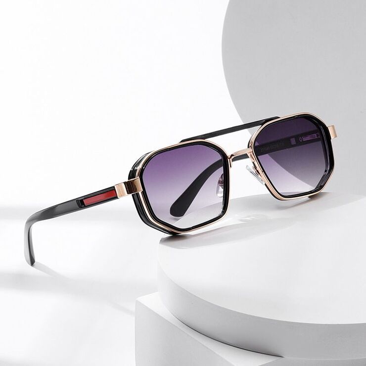 Plastic + metal retro sunglasses Elit ZTT040-EL