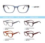 Plastic acetate eyeglasses frame for women WD1491