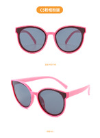 Polarized silicone sunglasses with UV400 protection for kids T22017
