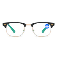 Metal eyeglasses for reading YB5208 Blue ray cut, diopters from +1.00 to +4.00, PD62-64