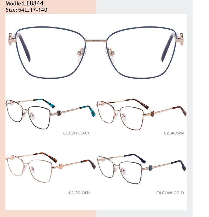 Оправа металлическая с флексом LE8844-DA