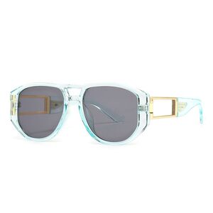 Plastic + metal retro square sunglasses Elit 86636-EL