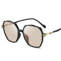 Очки пластиковые TR90 фотохромные с защитой от синего света 9727-GT