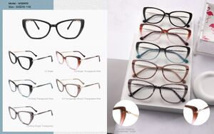 Plastic acetate frame for women Big City MS8405