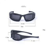 Safety shockproof tactical goggles X7单只