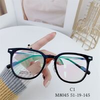 Hybrid frame, metal + TR90, with Blue Block coating SANTA M8045