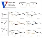 Metal nylor frame with spring hinges D1034-DA