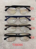 Nylor metal frame for glasses with spring hinges for men T38085