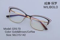 Оправа металлическая ультратонкая Wilibolo G95-70