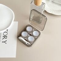 Мини-набор для мягких контактных линз + 2 контейнера для хранения JH301透明2副装