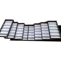 Mobile box (suitcase, trunk, organizer, display case) on wheels for frames and glasses for 48 slots JS-C188