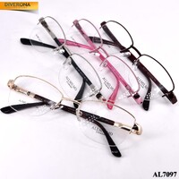 Женская металлическая оправа из стали для очков Allmilmo AL7097