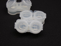 Contact lens mini kit with tweezers and stick XY140, 60x28x23 mm